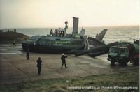 BH7 being moved to The Hovercraft Museum